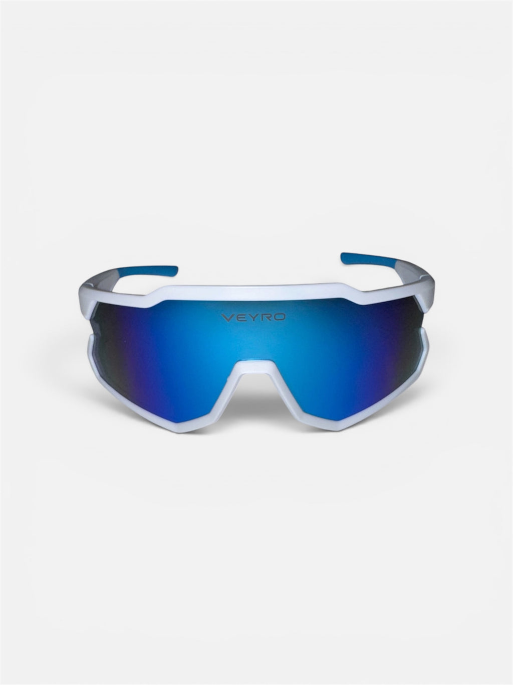 VEYRO Elaris blaue Sportbrille mit umschließendem Rahmen – Frontansicht
