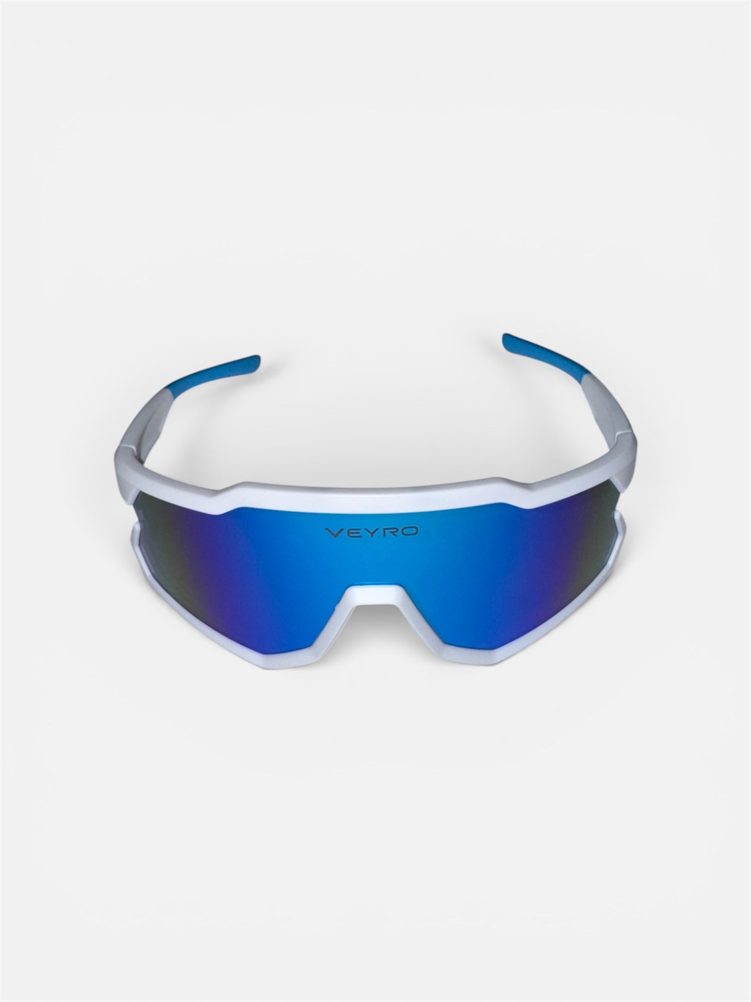 VEYRO Elaris Sportbrille in Glacier Blue mit blau verspiegelter Scheibe und umschließendem Vollrahmen