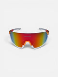 VEYRO Ignivra Sportbrille mit rot-orange verspiegelter Shield-Scheibe – Frontansicht
