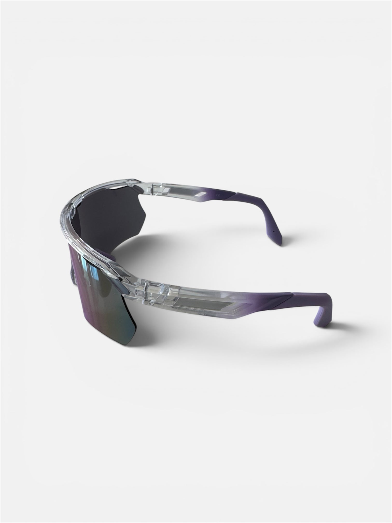 VEYRO Nivara Crystal Violet Sportbrille für kleine bis mittlere Köpfe – Seitenansicht
