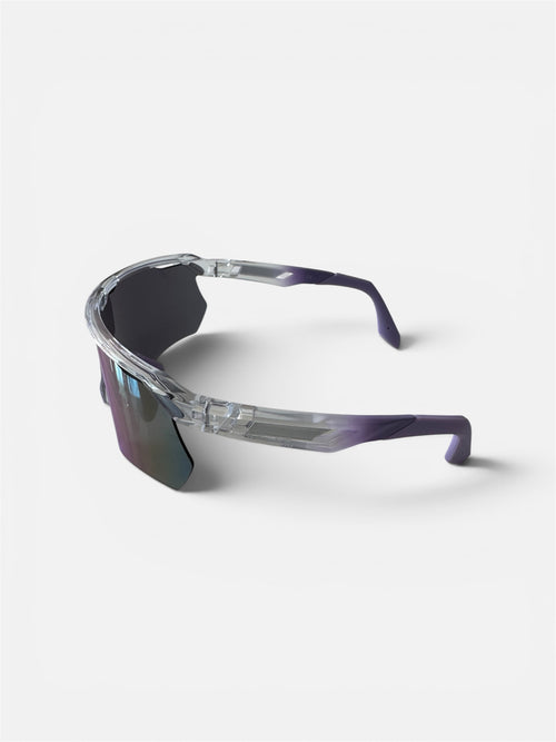 VEYRO Nivara Crystal Violet Sportbrille für kleine bis mittlere Köpfe – Seitenansicht